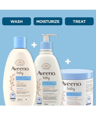 Aveeno Baby Eczema Care Wash With Colloidal Oatmeal for Extra Dry Skin Tear Free and Unscented 236 ml Body Wash New (236mL) - Buy Online on GoSupps.com