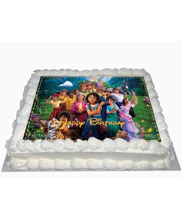 ENCAN HAPPY BIRTHDAY PARTY EDIBLE ICING LARGE COSTCO CAKE TOPPER