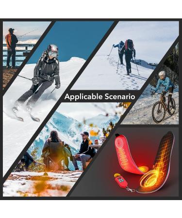 Heated Insoles - Rechargeable Foot Warmers with Remote Control for Hunting, Fishing, Hiking - Wireless Heat Insoles for Men & Women - Buy Online on GoSupps.com