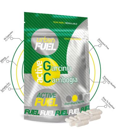 Urban Fuel Active Garcinia Cambogia 1000mg | Maximum Strength Natural Food Supplement - 90 Capsules - Buy Online on GoSupps.com