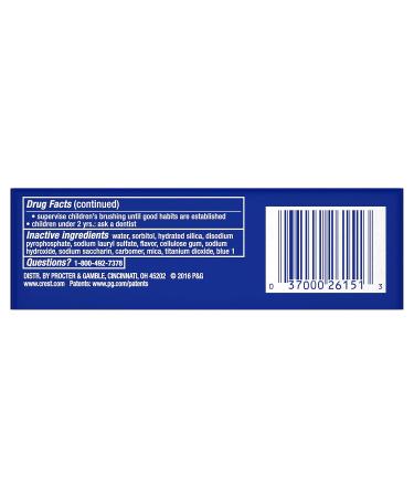 Crest 3D White Whitening Toothpaste - Radiant Mint (0.85 oz Pack of 36) | International Shipping Available - Buy Online on GoSupps.com