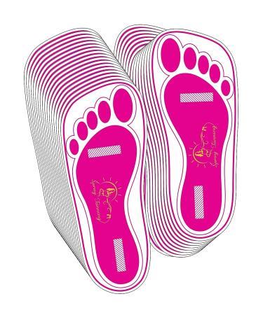 60 Pairs Disposable Pink Tanning Feet Pads - Sunless Airbrush Spray Tent Protection - Buy Online on GoSupps.com
