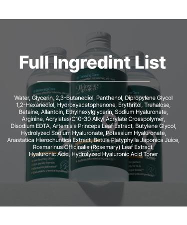 Dr.twentyproject 9 Toner - Soothing Moisturizing Sebum Control with Mugwort Extract for Sensitive Dry Oily Skin Reduces Redness Whiteheads Blackheads - Korean Skin Care (300ml / 10.14 fl.oz) - Buy Online on GoSupps.com