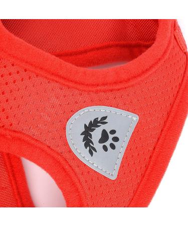 Ranphy Breakproof Cat Dishes & Reflective Chest Harness for Small Cats - Soft Fabric Adjustable (Red 44 cm) - Buy Online on GoSupps.com