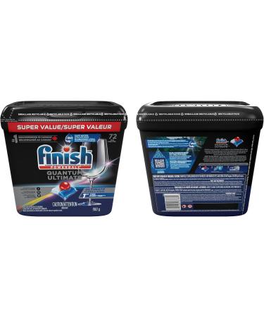 Finish Power Ball Quantum Ultimate Dishwasher Detergent Tabs Scrubs Degreases Shines Ultimate Clean & Sine 1st time everytime 72 Tabs Fresh 72 count (Pack of 1) Dishwasher Detergent - Buy Online on GoSupps.com