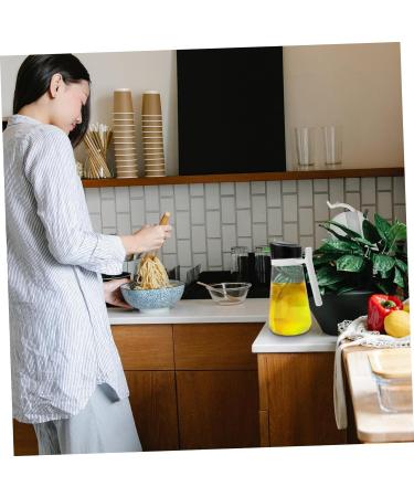 Ciieeo 1pc Oil Can Soy Sauce Bottle Kitchen Storage Bottle Olive Oil Container Large Capacity Oil Pot Olive Oil Decanter Prartical Oil Pot Glass Oil Storage Soy Sauce Vinegar - Buy Online on GoSupps.com