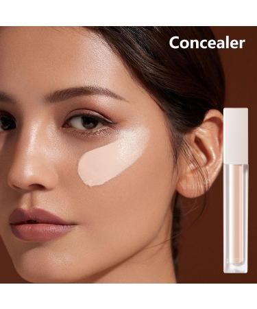 Concealer Makeup - Full Coverage Corrector Concealer Longwear Face Makeup Creamy Finish for Under Eyes Makeup Blemish Eraser Dark Circles Nanyaciv White - Buy Online on GoSupps.com