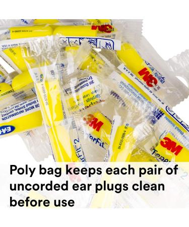 3M Ear Plugs  200/Box  E-A-R TaperFit2 312-1219  Uncorded  Disposable  Foam  NRR 32  For Drilling  Grinding  Machining  Sawing  Sanding  Welding  1 Pair/Poly Bag Yellow - Buy Online on GoSupps.com