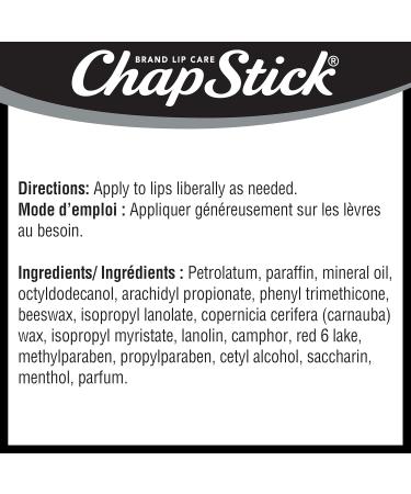 ChapStick Classic Cherry (2 Pack) Lip Balm Skin Protectant 4 g (Pack of 2) - Buy Online on GoSupps.com
