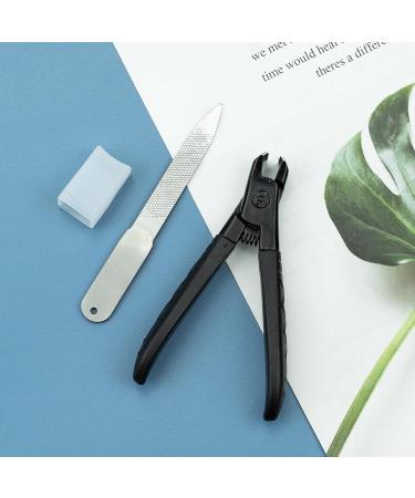 Heavy Duty Toe Nail Clippers for Thick Nails with Metal Nail File - Black - Buy Online on GoSupps.com