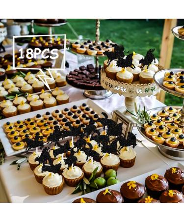 S-Cp-0043 Ice Cream Fruit Dessert Cupcake Topper Colorful Glitter Happy Birthday Sensory Pop Game Theme Decor Supplies Baby Shower Boys Girls Birthday Party Decorations - Buy Online on GoSupps.com