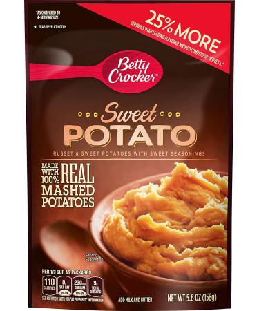 Betty Crocker Homestyle Sweet Potato Mashed Potatoes 5.6 oz - 7 Pack Case - Buy Online on GoSupps.com