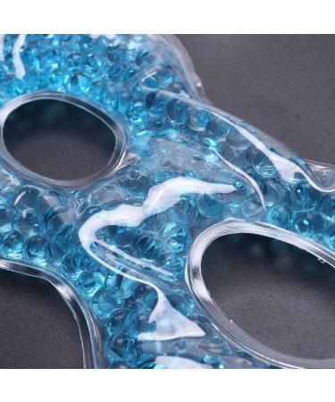 Scalewbin Hot Cold Sleeping Eye Mask Ice Cool Blue Compress Gel Eyeshade Fatigue Relief Eye Care Relaxation Remove Dark Circle Sleeping Eye Mask - Buy Online on GoSupps.com