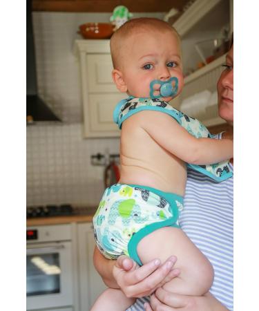 Buy Petit Lulu Size 2 Powy Overpants (5-16 kg) | Velcro One Size Baby Diaper Pants | Washable & Waterproof Fleet Diapers | Eco-Friendly Made in EU - International Shipping Available - Buy Online on GoSupps.com