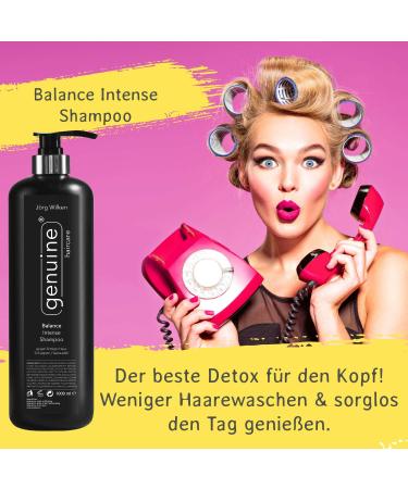  genuine haircare Balance Intense Anti-Dandruff Shampoo for Oily Scalp and Anti-Dandruff Regulates Sebum Production Against Itching and Hair Loss For Extensions 1000 ml - Buy Online on GoSupps.com