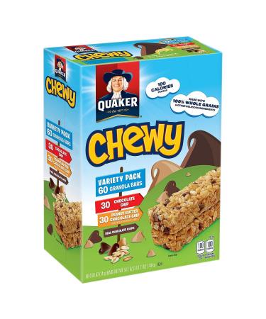 Quaker Chewy Granola Bars Variety Pack (60 ct.)