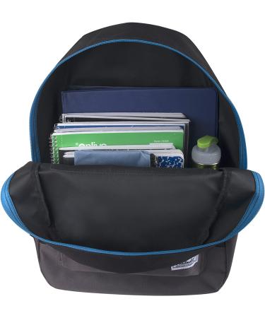 Adjustable Multi Pocket Backpack | Multicolor Design | Padded Straps | Black - Buy Online on GoSupps.com