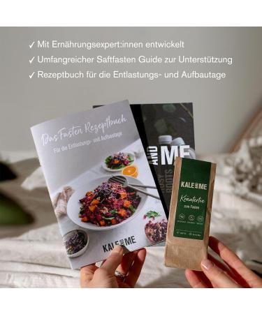 Kale and Me 3-Day Classic Juice Cure - 18 Bottles (320ml) - Additive-Free Vegetable Broth in 6 Delicious Flavors - Healthy & Refreshing Detox - Buy Online on GoSupps.com