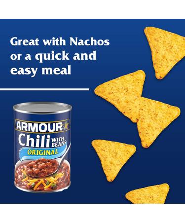 Armour Star Chili with Beans 14 oz (Pack of 12) - Savory 15 Oz Recipe Included - Buy Online on GoSupps.com