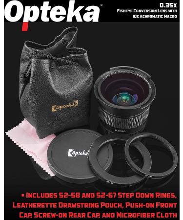 Opteka 0.35X Wide Angle Fisheye Lens for Canon Vixia Camcorders - Buy Online on GoSupps.com