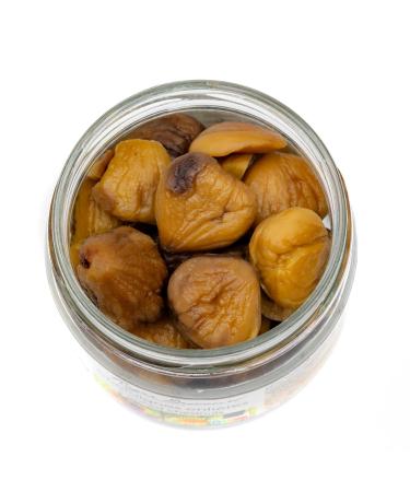 Food-United Chestnuts Cooked 210g | Maroni Marroni | Roast Chestnuts from France by Roger Descours | Perfect for Soups Purees & Creams - Buy Online on GoSupps.com