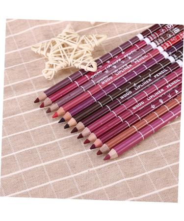 LALAFINA 36Pcs Eyebrow Pen Lip Liner Lip Liner Pencils Pipliner Pencil Lipliner Pencil Eyebrow Pencil Water Proof Snow White Lip Makeup Set - Buy Online on GoSupps.com