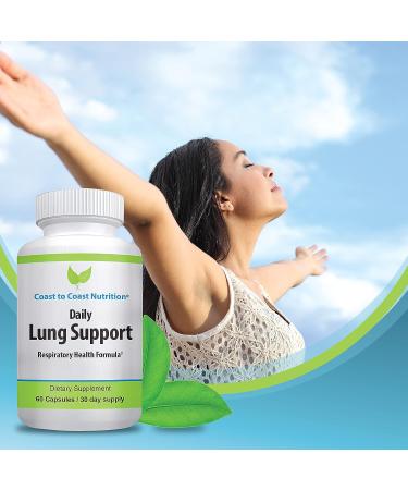 Lung Detox & Cleanser Supplement- Improves Breathing & Relieves Respiratory Issues - Fight Allergies, Wheezing & Coughing - 60 Capsules - Buy Online on GoSupps.com