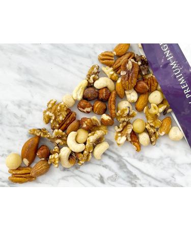 Daily Seven Raw Unsalted Nut Mix - Non-GMO, Gluten-Free, Keto, Vegan Snack - 3 lb Pack - Buy Online on GoSupps.com