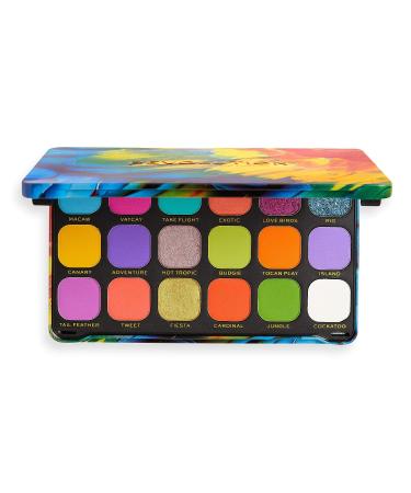 Makeup Revolution Forever Flawless Bird of Paradise Eyeshadow Palette - Long-Lasting Vegan Formula - 20g - Buy Online on GoSupps.com