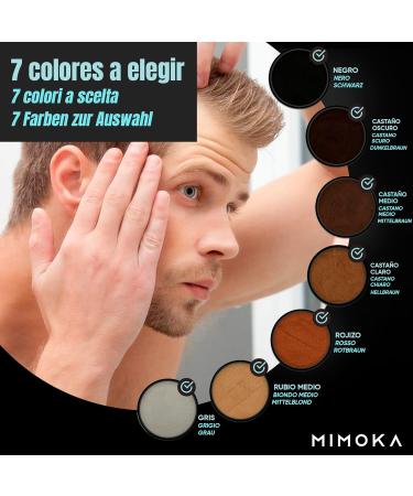 Mimoka Scattered Hair Powder - 100% Natural Microfibers for Hair & Beard - Gray - Non-Perceptible Solution for Men & Women - 30g - Buy Online on GoSupps.com