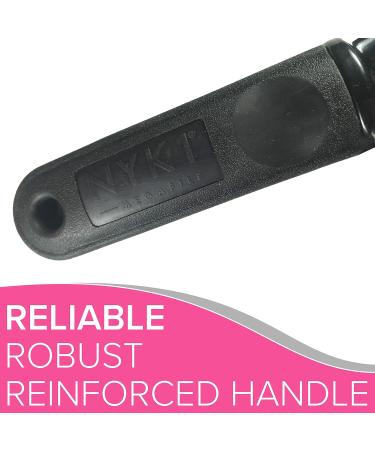 NYK1 Original Megafile Professional Foot File - Extra Large Pedicure Grater for Quick Removal of Rough Dry Skin - Available in Pink & Black - Buy Online on GoSupps.com