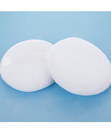 Sibba Large Loose Powder Puff - Ultra Soft Washable Velour Makeup Tool for Face & Body - 5.12 Inch Reusable Powder Puff with Ribbon - Buy Online on GoSupps.com