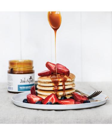 Joe & Seph's Salted Caramel Dessert Sauce - 230g | Perfect for Ice Cream, Coffee, and Baking | Vegetarian Friendly - Buy Online on GoSupps.com