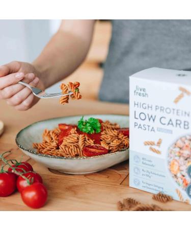 Buy LiveFresh Low Carb High Protein Pasta (12) - Healthy Guilt-Free Pasta for International Shipping - Buy Online on GoSupps.com