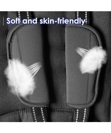 HAOSEA Belts Pads Shoulder Strap and Crotch Cover Universal Baby Stroller Car Seat Strap Covers Soft Seat Belt Cushion fits Most car seat - Buy Online on GoSupps.com