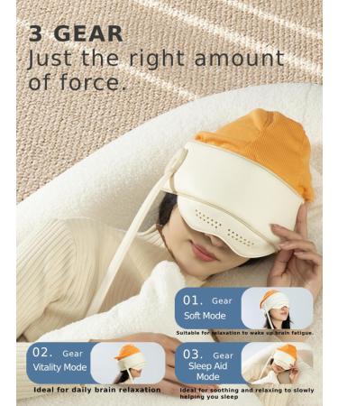 SXHLSeller Electric Head Massager | Portable Scalp Massager with Heat & Multi-Function 3 Hot Compress Levels 4 Massage Zones for Ultimate Head Spa Experience - Buy Online on GoSupps.com