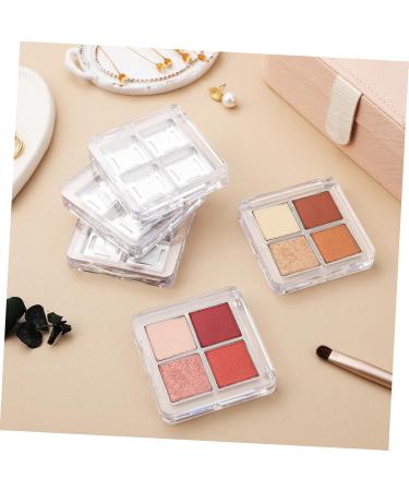 HAPINARY 6 Pcs Transparent Square Eye Shadow Box Eye Shadow Empty Boxes Empty Eyeshadow Pans Plastic - Buy Online on GoSupps.com