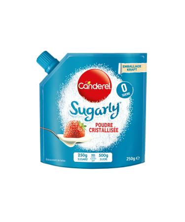 Canderel Sugarly - Poudre Cristallis e - Z ro Sucre - dulcorant | 250g 250 g (Lot de 1)