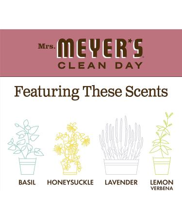 MRS. MEYER'S CLEAN DAY Liquid Hand Soap, Cruelty Free, Rosemary Scent, 12.5 oz- Pack of 3 - Buy Online on GoSupps.com