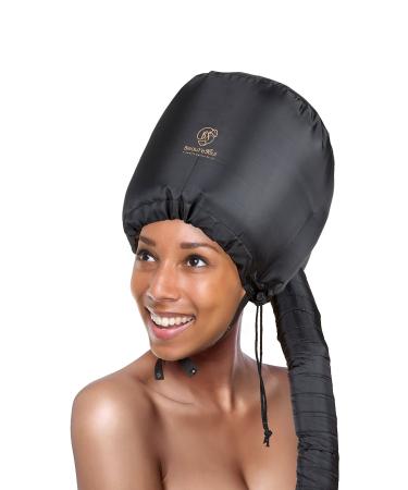 Soft Bonnet hooded hair dryer Attachment for Natural Curly Textured Hair Care| Drying,Styling,Curling,Deep Conditioning Mask Cap| Upgraded Soft Adjustable Large hooded bonnet for Hand Held hair Dryer - Buy Online on GoSupps.com
