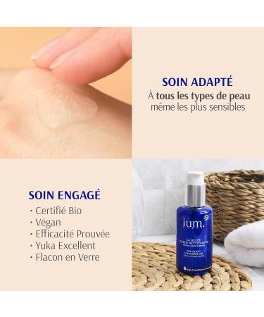 Gel Nettoyant Visage enrichi en Zinc et Sodium - Purifiant et Apaisant - D maquillant - Bio et Vegan 100ML Fabriqu en France - Buy Online on GoSupps.com