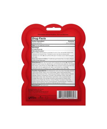 Yes To Tomatoes Bubbling Paper Mask - Breakout Prone Skin - Vegan & Cruelty Free (1-Pack) - Buy Online on GoSupps.com
