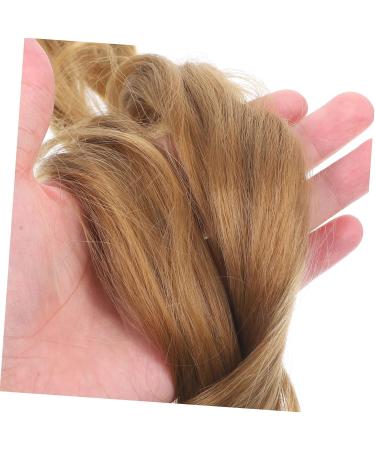 Beavorty French curly wig braiding hair pre stretched curly human hair wig braid in hair extensions 13x4 lace front wigs human hair deep wave wig High temperature wire loose big roll 70X8CM Light Brown - Buy Online on GoSupps.com