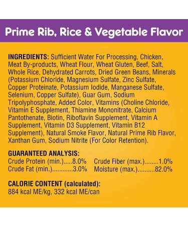 Pedigree Adult & Small Breed Wet Dog Food 12-Pack | Prime Rib & Chicken Gravy Cuts 13.2oz - Buy Online on GoSupps.com