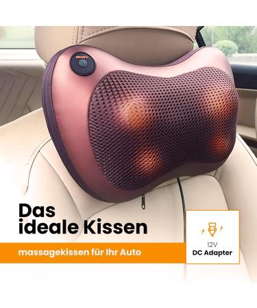 Extralink Smart Life Shiatsu Massage Device - Infrared Heating 8 Massage Heads AC/DC Power Supply - Perfect Birthday Gift for Men - Buy Online on GoSupps.com