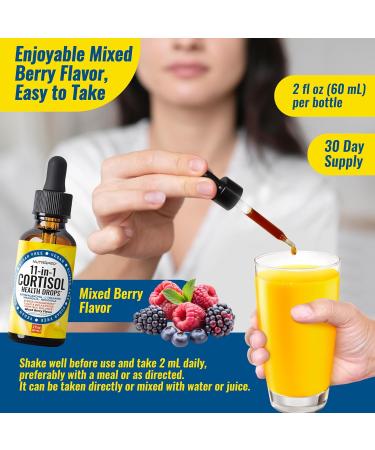 Cortisol Detox Liquid Drops for Women Men - Cortisol Reducer Supplement Support Wellness Cleanse Balance Stress Mood Sleep Focus - Lower Cortisol Levels with Ashwagandha L-Theanine Magnolia 2 Fl Oz (Pack of 1) - Buy Online on GoSupps.com