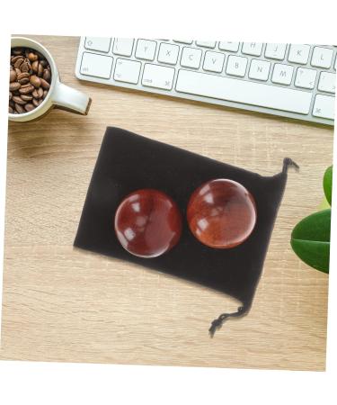 Elevated Wooden Hand Massager Balls - 2 Piece Baoding Fitness & Training Device for Relaxation & Exercise - Buy Online on GoSupps.com