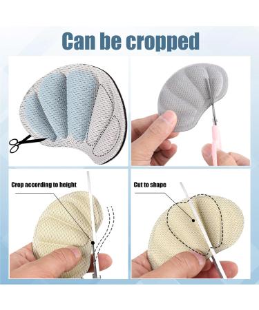 6 Pairs Heel Cushions - Self-Adhesive Heel Protection Pads for Men & Women | Anti-Friction Heel Pillows in Gray Black & Skin Colors - Buy Online on GoSupps.com