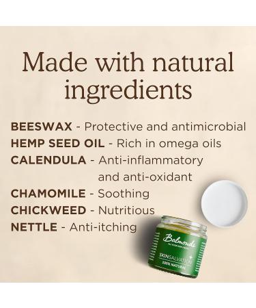 Balmonds Skin Salvation 4.1 fl oz - Natural All-Purpose Intensive Moisturizer for Dry Itchy Skin, Diaper Rash & Eczema - Calendula, Hemp & Beeswax Formula - Cruelty-Free - 4.06 Fl Oz - Buy Online on GoSupps.com