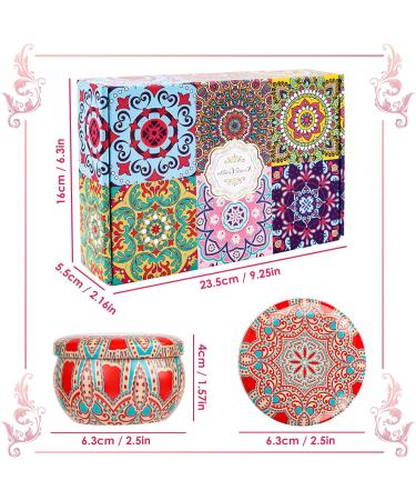 Fragrance Candle Gift Set for Women | 6 Natural Soy Wax Aromatherapy Candles - Perfect for Mother's Day Christmas Birthdays & Valentine's Day - Buy Online on GoSupps.com